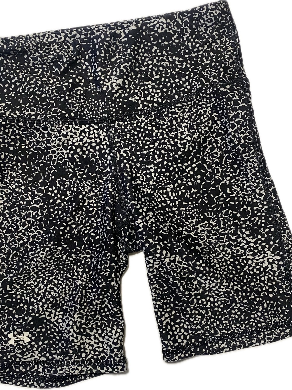 Under Armour Black & White Speckle Performance Shorts